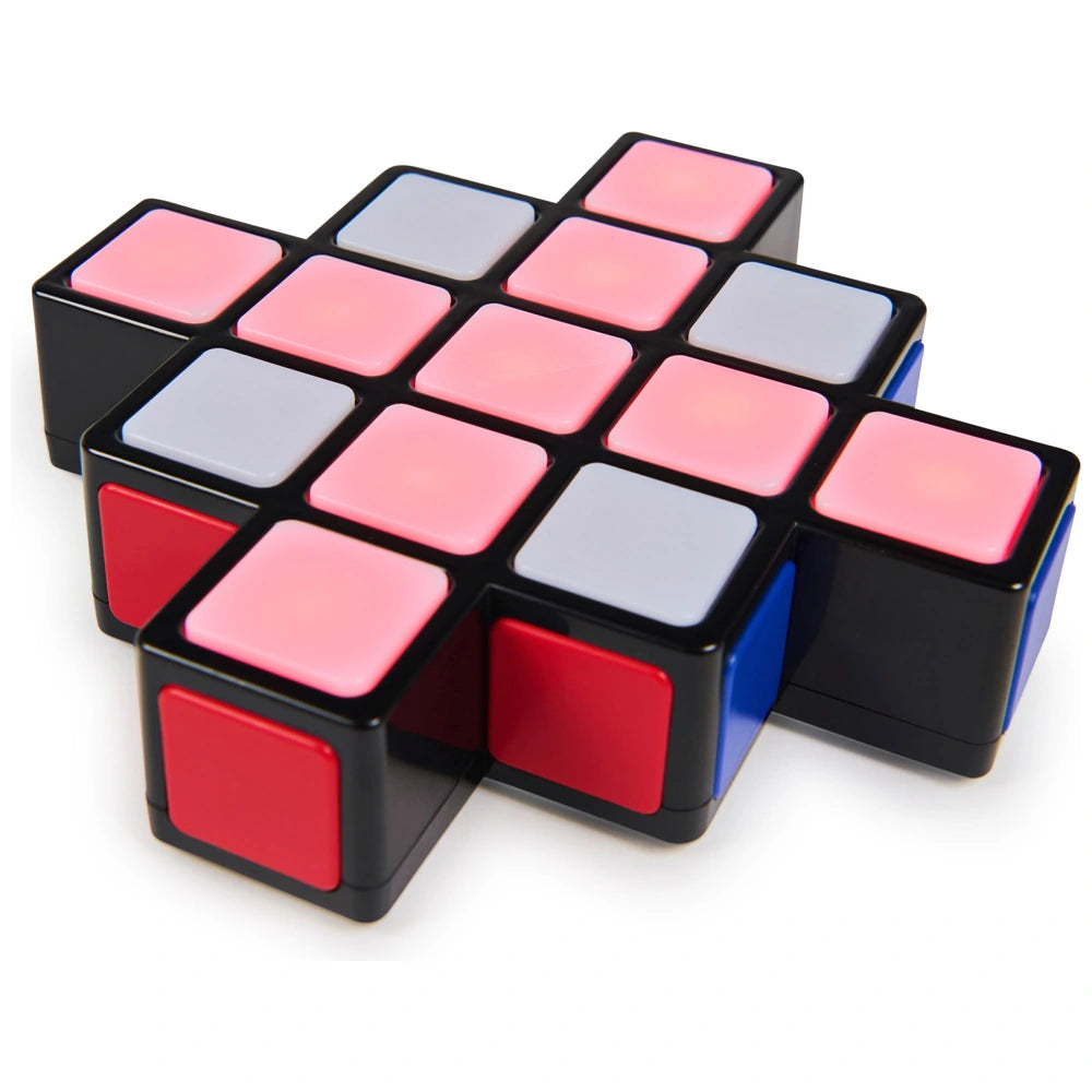 Rubik’s Cube Rubik’s Rush - Light-Up Electronic Game, 1-4 Players, Interactive Brain Teaser Speed Game For Solo Or Multiplayer