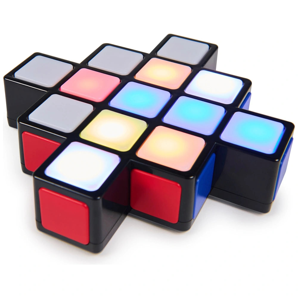 Rubik’s Cube Rubik’s Rush - Light-Up Electronic Game, 1-4 Players, Interactive Brain Teaser Speed Game For Solo Or Multiplayer