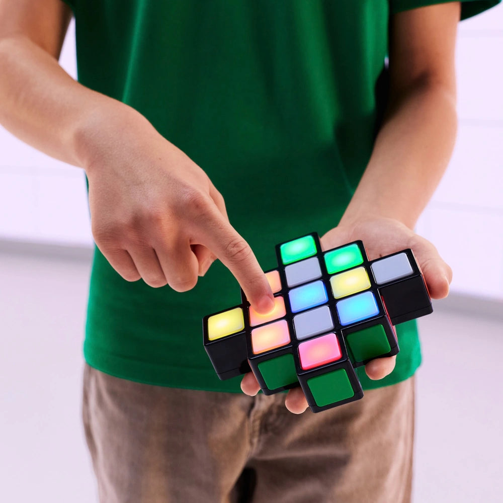 Rubik’s Cube Rubik’s Rush - Light-Up Electronic Game, 1-4 Players, Interactive Brain Teaser Speed Game For Solo Or Multiplayer