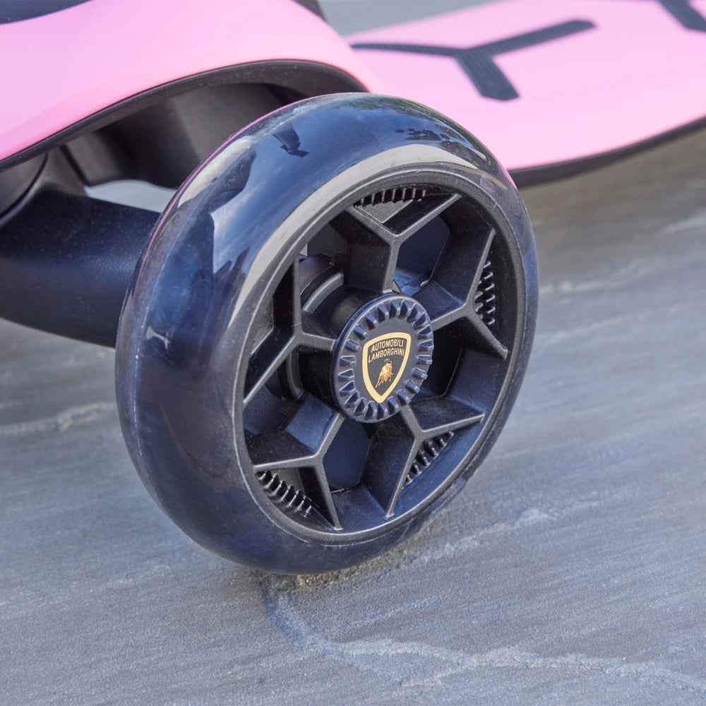 Lamborghini Scooter With Colour Led Wheels Pink
