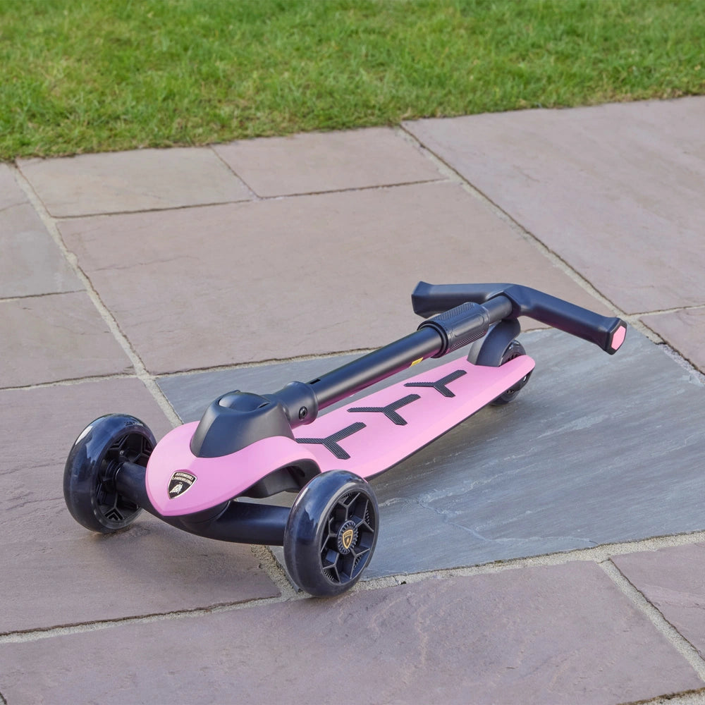 Lamborghini Scooter With Colour Led Wheels Pink