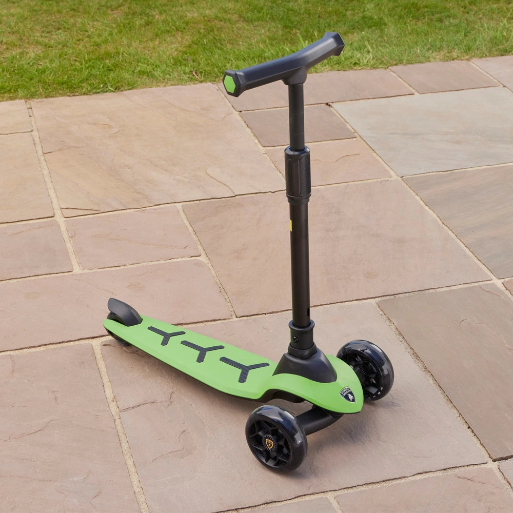 Lamborghini Scooter With Colour Led Wheels Green