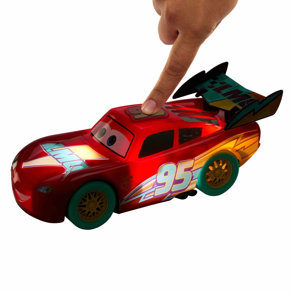 Disney Pixar Cars Race To Celebrate Lights & Sounds Lightning Mcqueen
