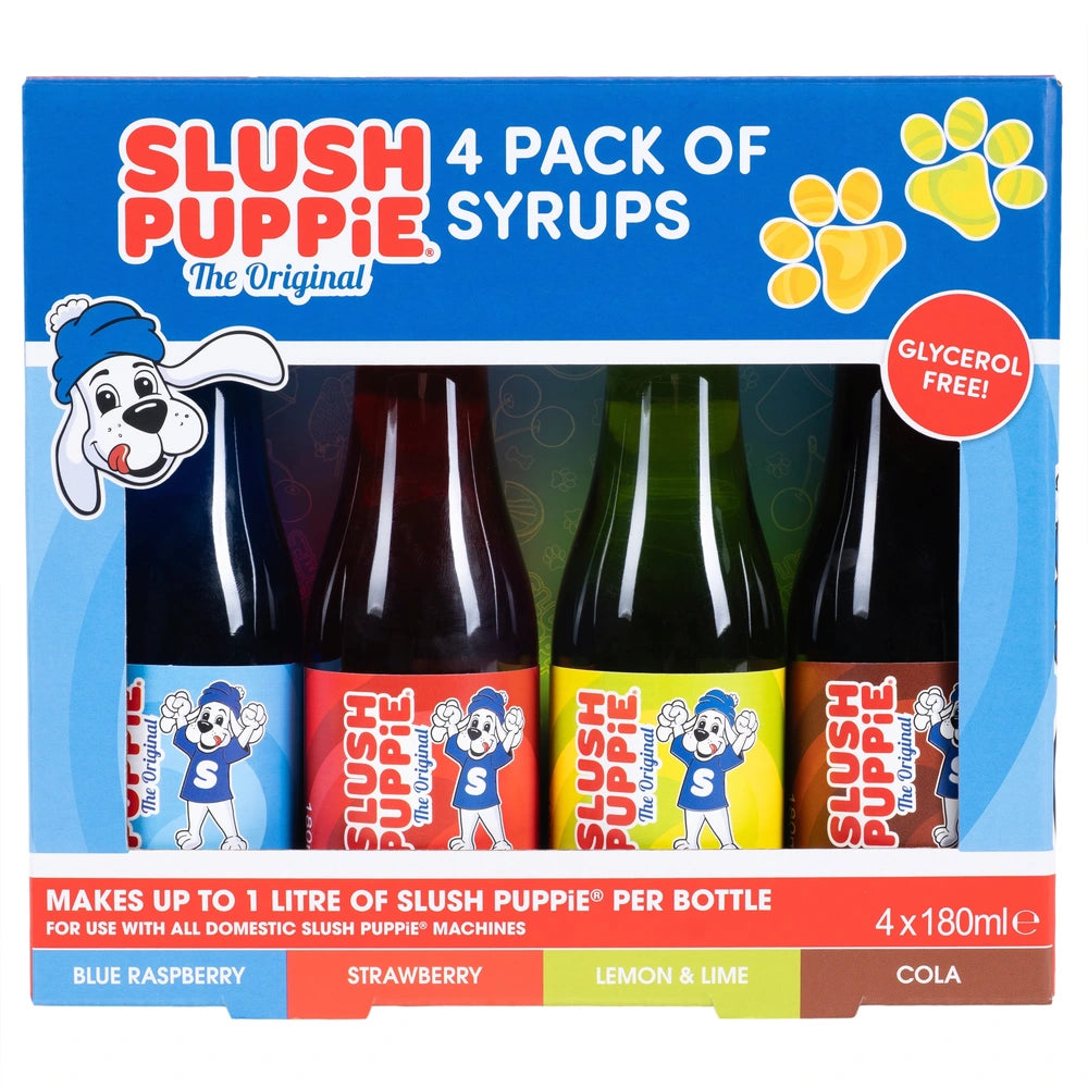 Slush Puppie Slushie Syrups 4 Pack