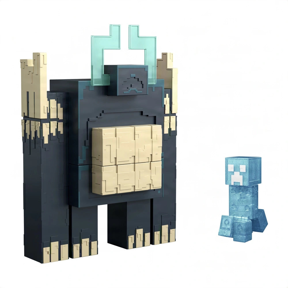 Minecraft Dungeons Ii Action Figures Twisted Warden And Soul Corrupted Creeper 2 Pack