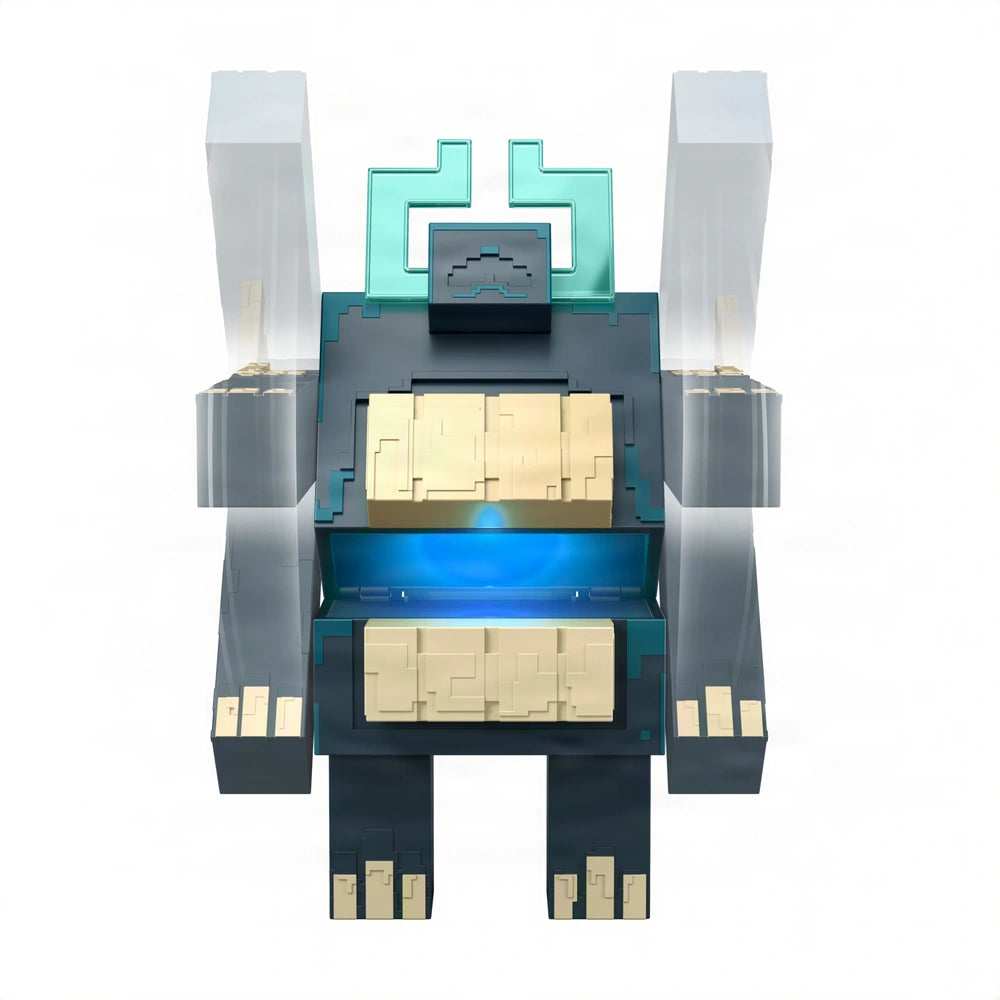 Minecraft Dungeons Ii Action Figures Twisted Warden And Soul Corrupted Creeper 2 Pack
