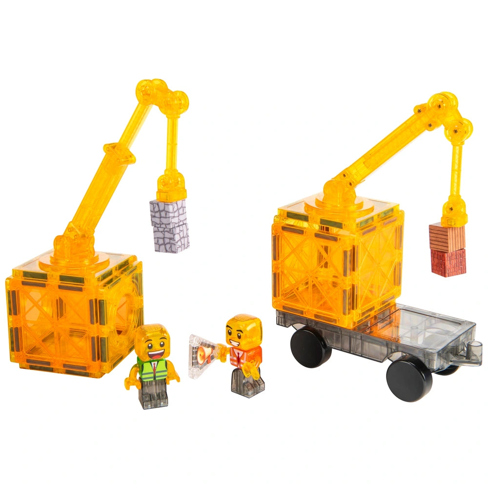 Magnetic Tiles Construction 86-Piece Building Set