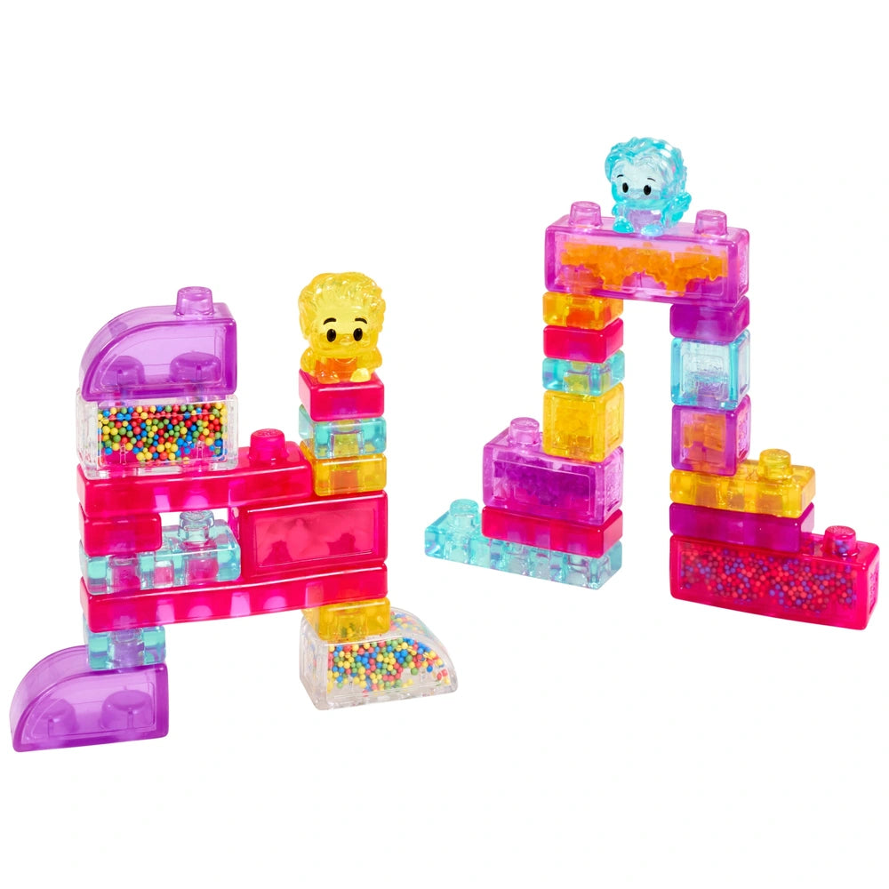 Jelly Blox Squishy Building Block Stack 'N' Stash 2-In-1 Storage Box