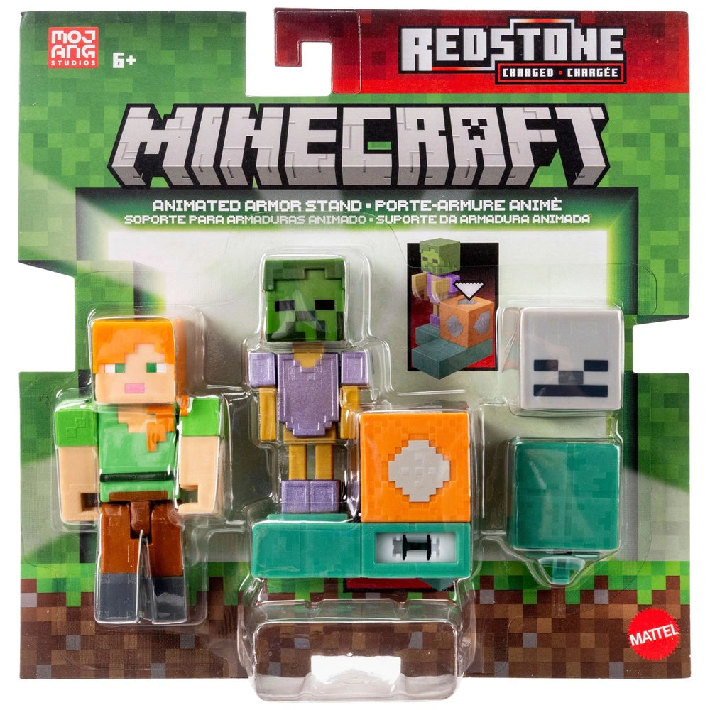 Minecraft Redstone Charged Animated Armour Stand