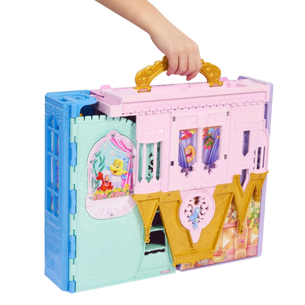 Disney Princess Fold N' Go Castle With Rapunzel Doll