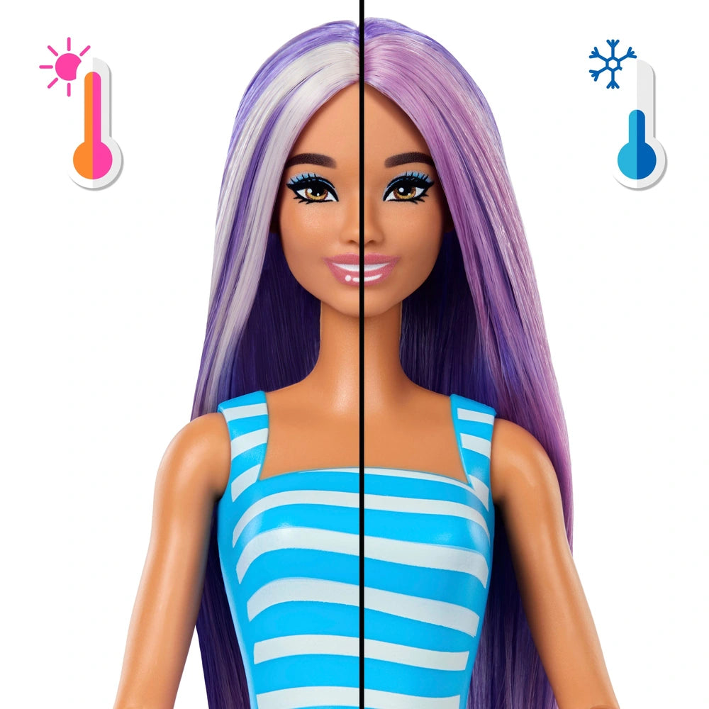 Barbie Pop Reveal Sea Slushy Series Purple Doll