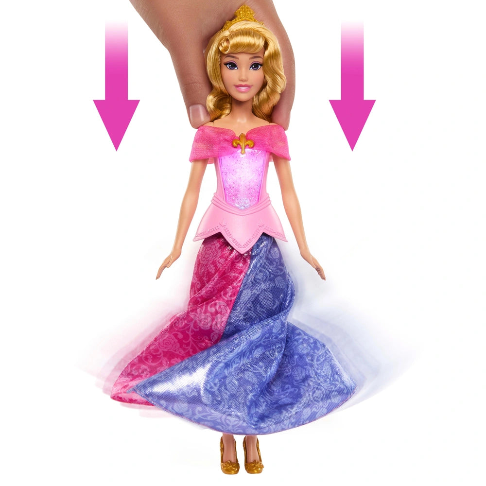 Disney Princess Fashion Doll Aurora Pink To Blue Dress