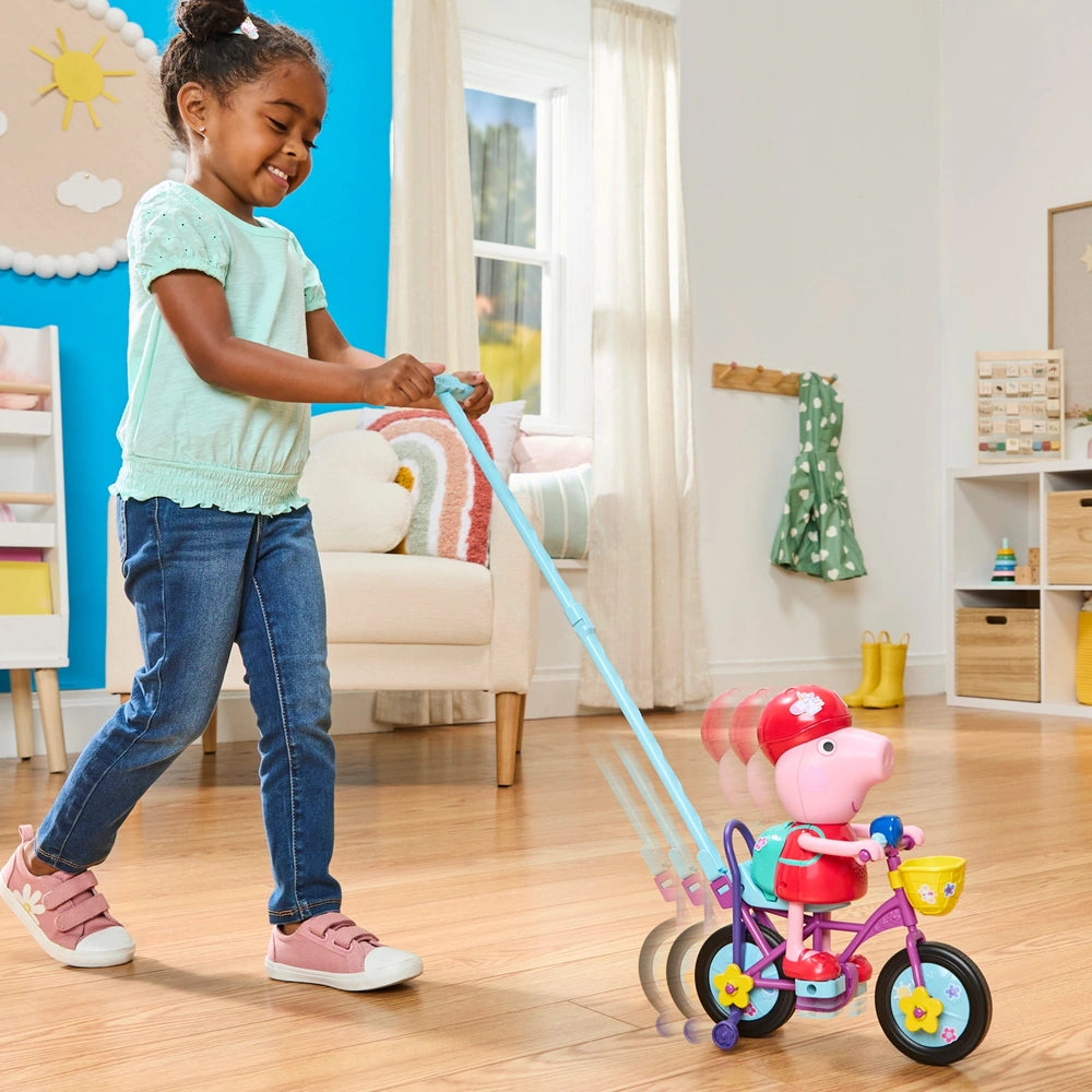 Peppa Pig Ready, Pedal, Go Peppa 8-Inch Peppa Pig Figure And Bicycle Playset