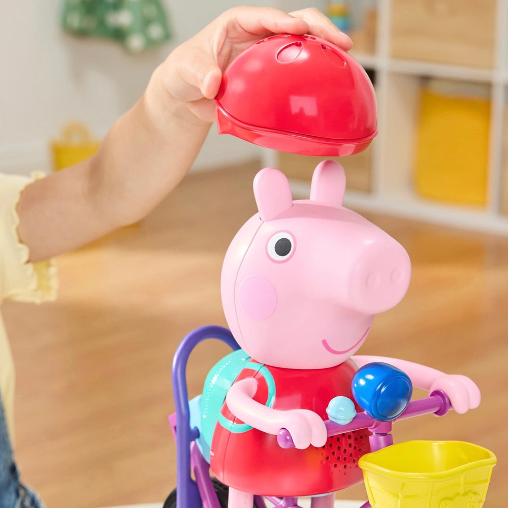 Peppa Pig Ready, Pedal, Go Peppa 8-Inch Peppa Pig Figure And Bicycle Playset