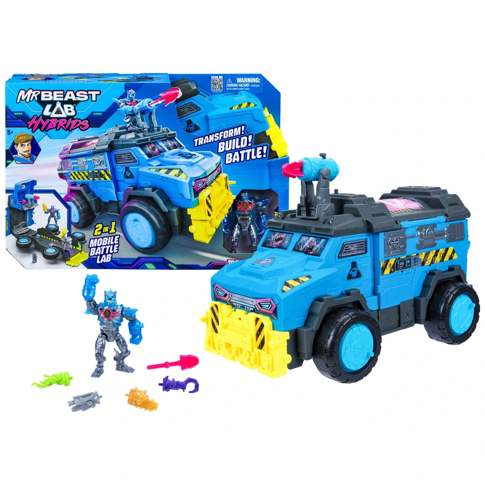 Mrbeast Lab Hybrids Mega-Tech Series Mobile Battle Lab Set