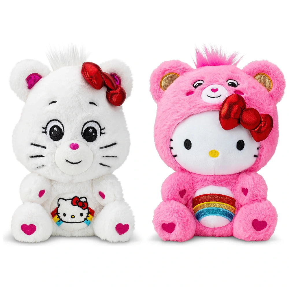 Care Bears X Hello Kitty And Friends Plush 2 Pack