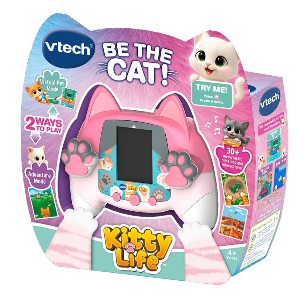 Vtech Kitty Life: Secret Life Of Kitty Games Console Pink