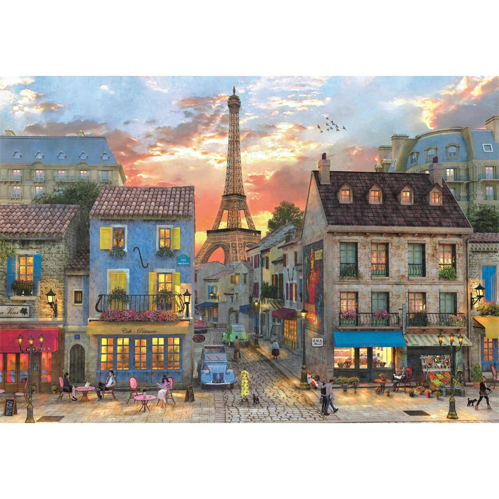 Clementoni Himeji Castle & Streets Of Paris Jigsaw Puzzle 1000 Pieces 2 Pack