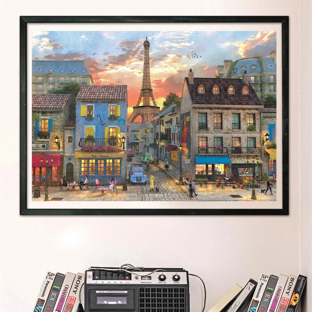 Clementoni Himeji Castle & Streets Of Paris Jigsaw Puzzle 1000 Pieces 2 Pack