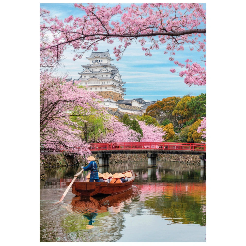 Clementoni Himeji Castle & Streets Of Paris Jigsaw Puzzle 1000 Pieces 2 Pack