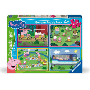 Ravensburger Peppa Pig Jigsaw Puzzles Bumper Pack 4 X 42 Pieces