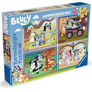 Ravensburger Bluey Jigsaw Puzzles Bumper Pack 4 X 42 Pieces
