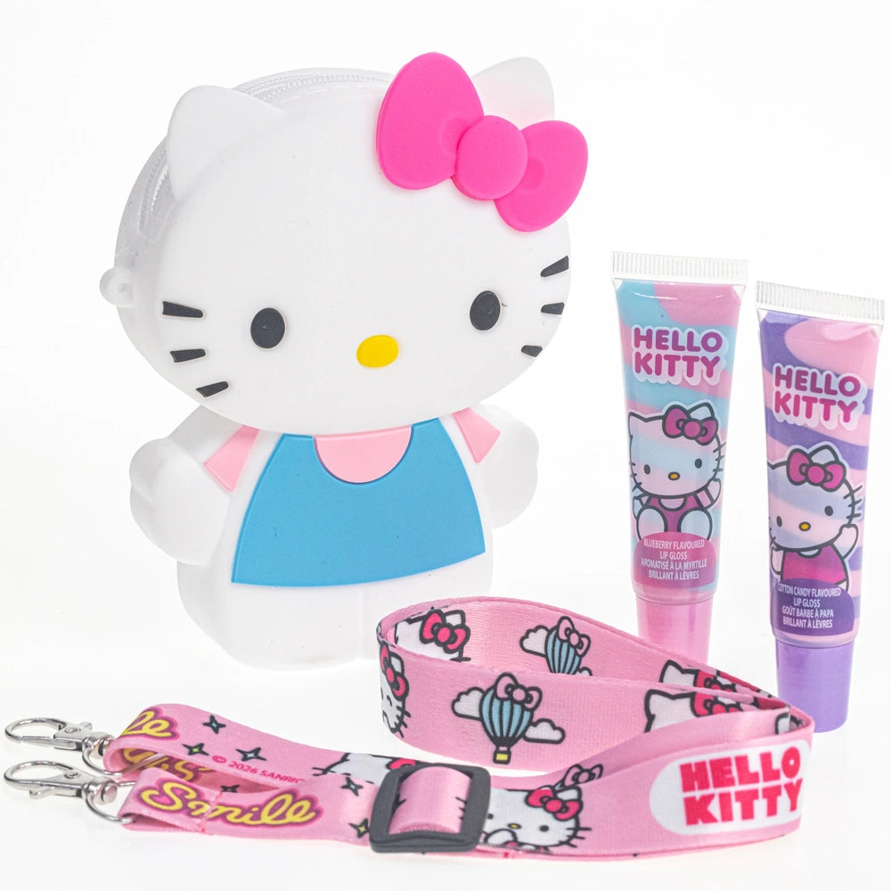 Hello Kitty And Friends Lip Gloss With Bag 2 Pack