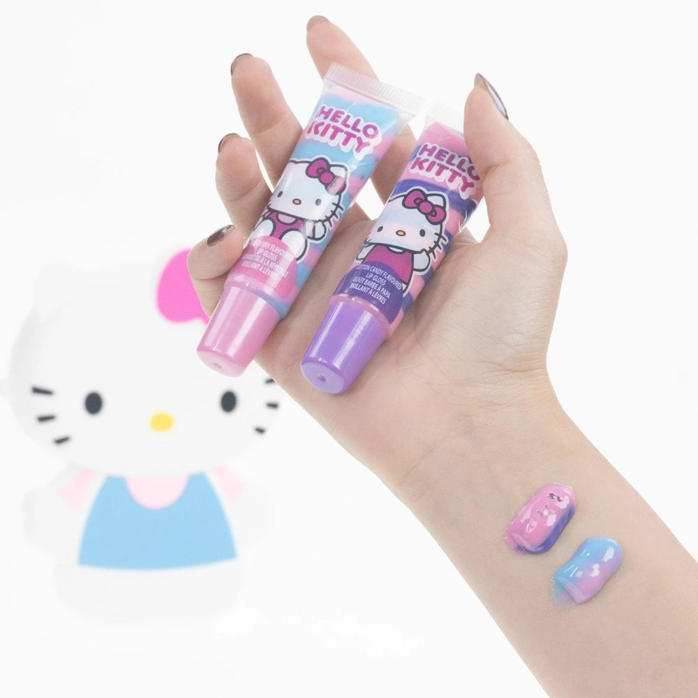 Hello Kitty And Friends Lip Gloss With Bag 2 Pack