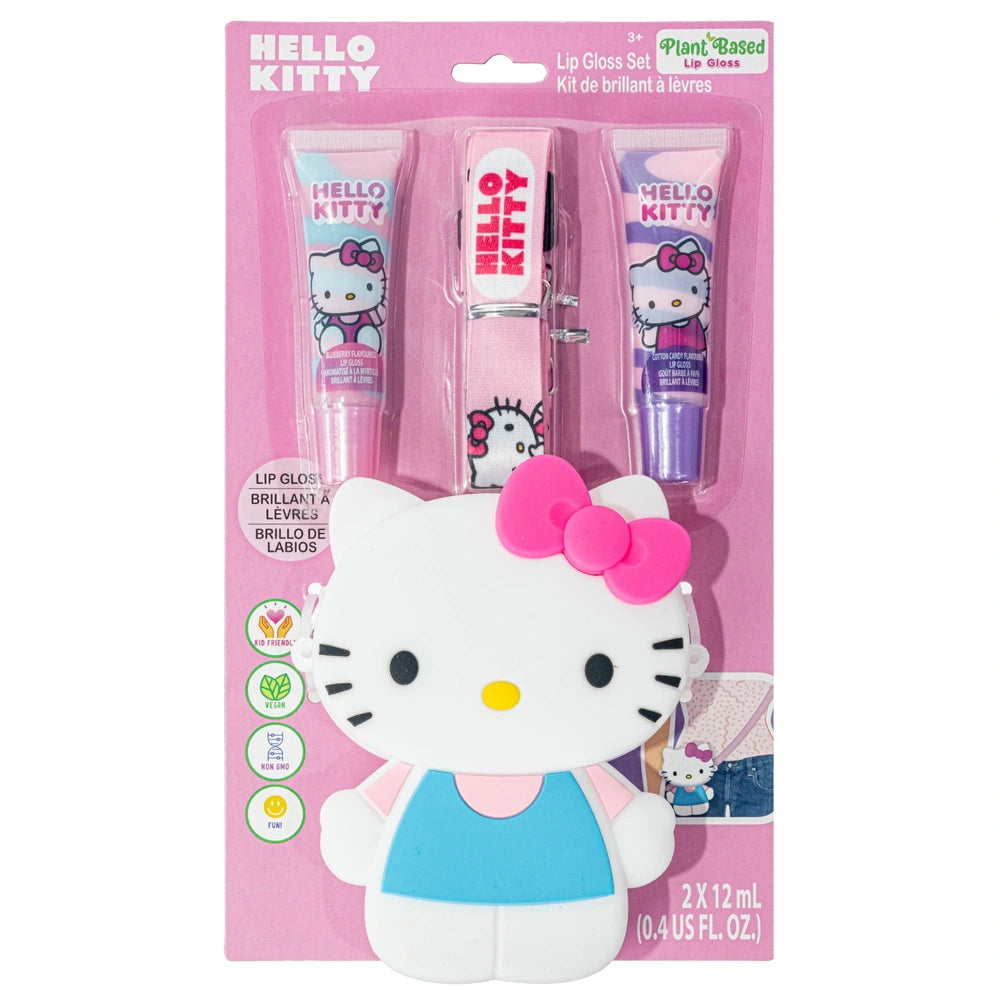 Hello Kitty And Friends Lip Gloss With Bag 2 Pack
