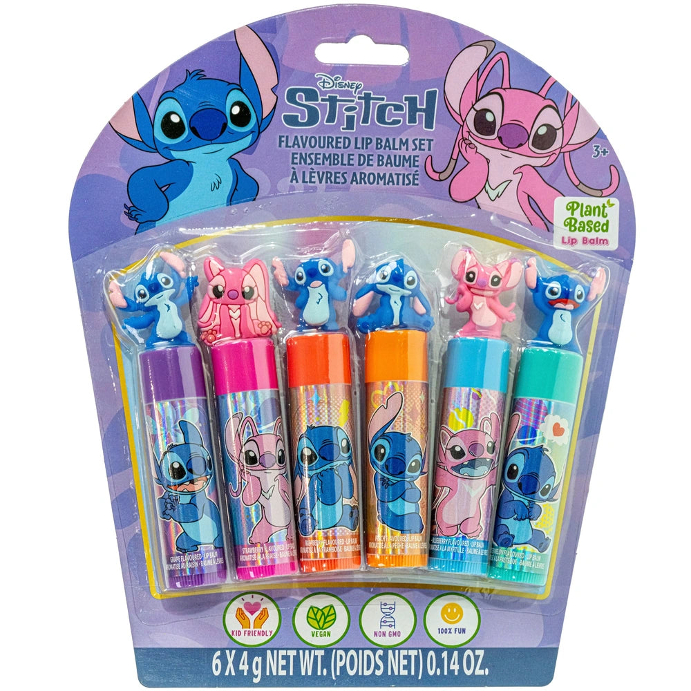 Disney Stitch Flavoured Lip Balm 6 Pack