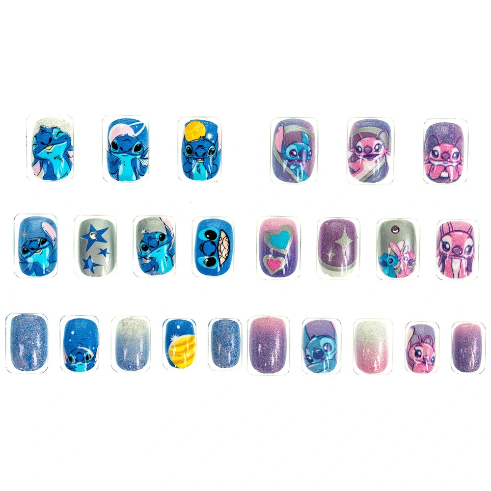 Disney Stitch Press On Nails 24 Pack Assortment
