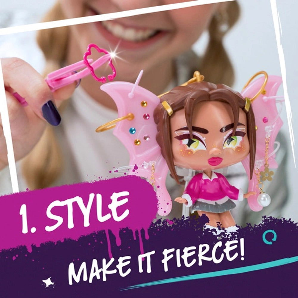 Fiercelings Deluxe Keychain Neon Bash
