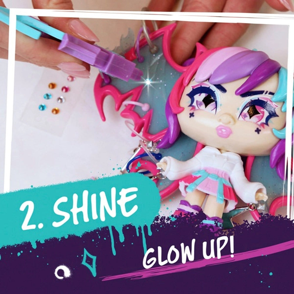 Fiercelings Deluxe Keychain Neon Bash