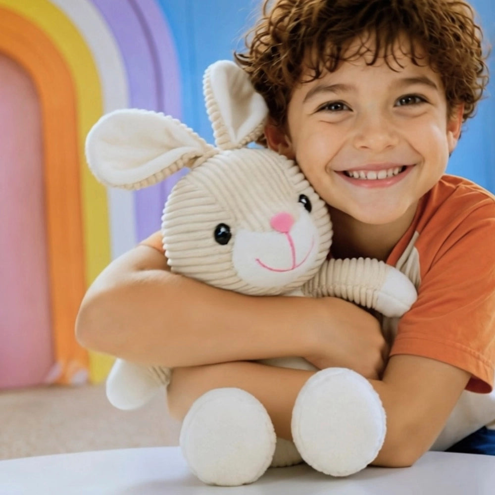 Magic Light Plush Bunny Toy Stencil Set