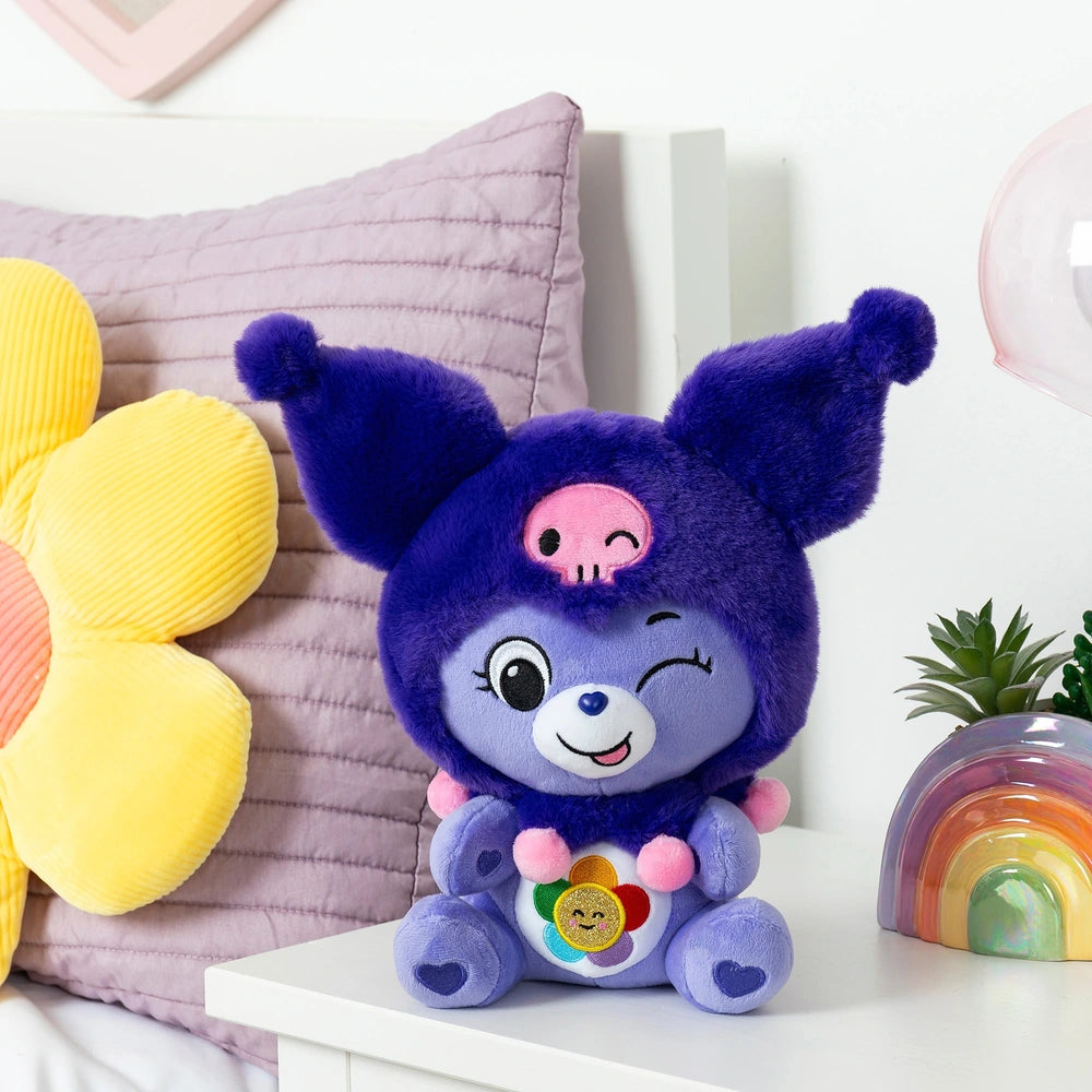 Care Bears X Hello Kitty And Friends Plush Harmony X Kuromi 25Cm