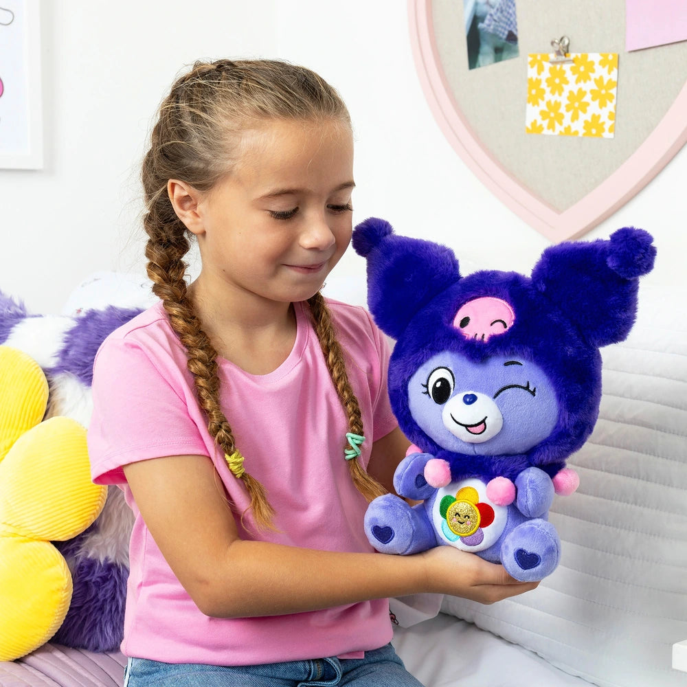 Care Bears X Hello Kitty And Friends Plush Harmony X Kuromi 25Cm