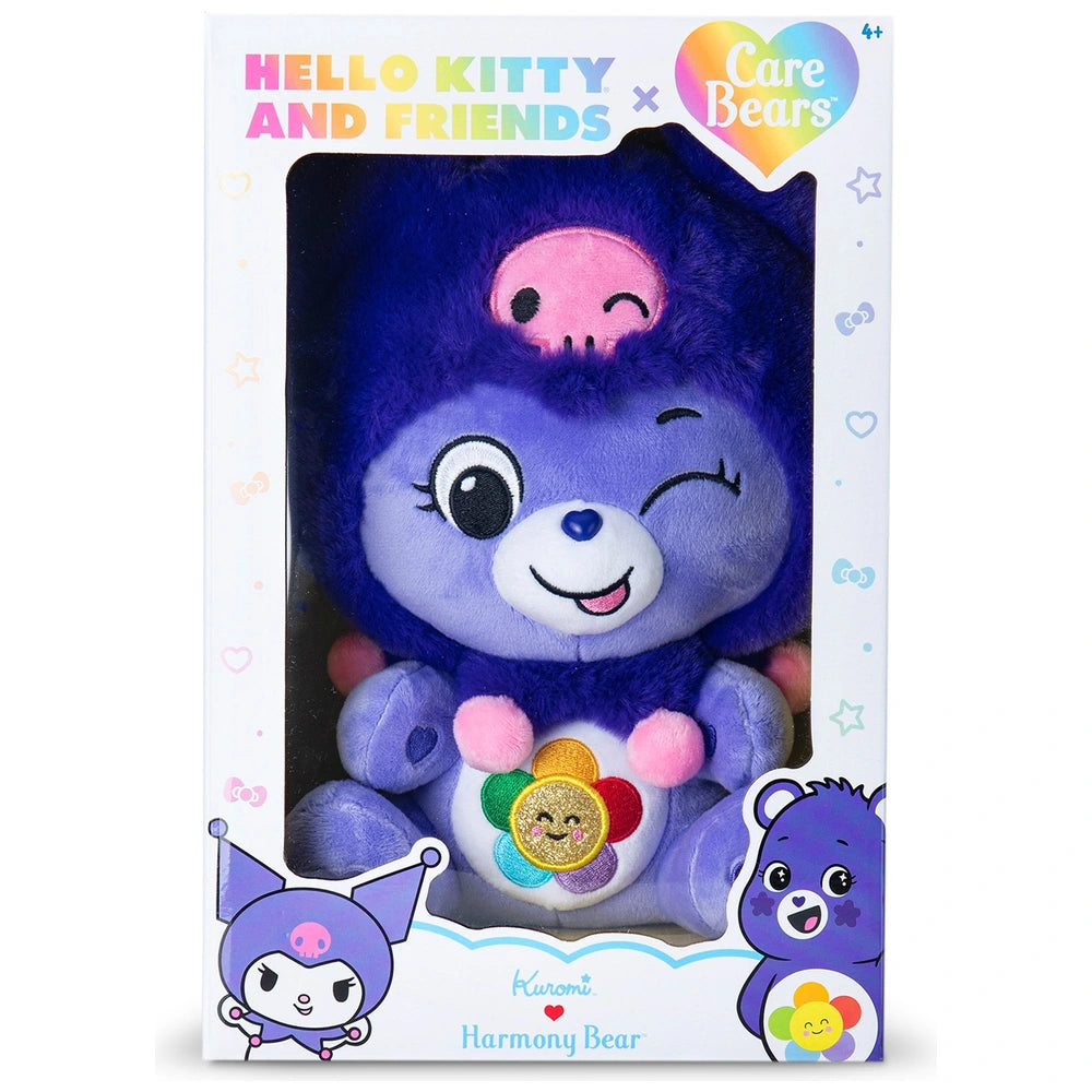 Care Bears X Hello Kitty And Friends Plush Harmony X Kuromi 25Cm