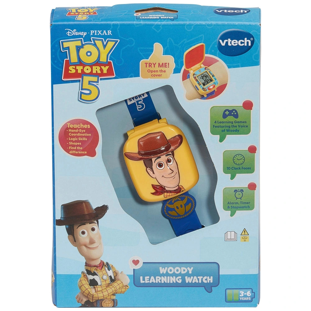 Vtech Disney Pixar Toy Story 5 Woody Learning Watch