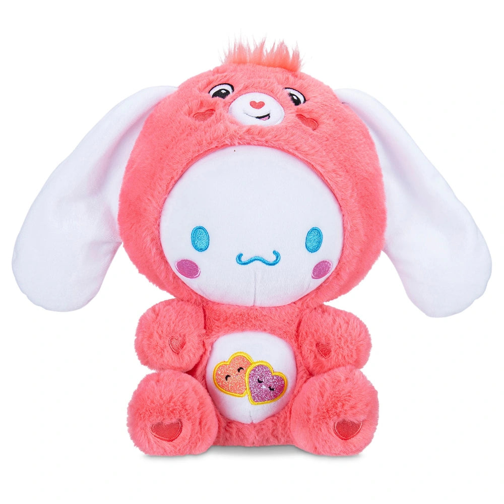 Care Bears X Hello Kitty And Friends Plush Love-A-Lot X Cinnamoroll 25Cm