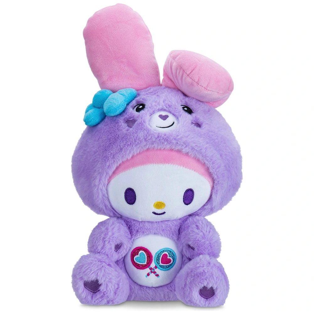 Care Bears X Hello Kitty And Friends Plush Share Bear X My Melody 25Cm