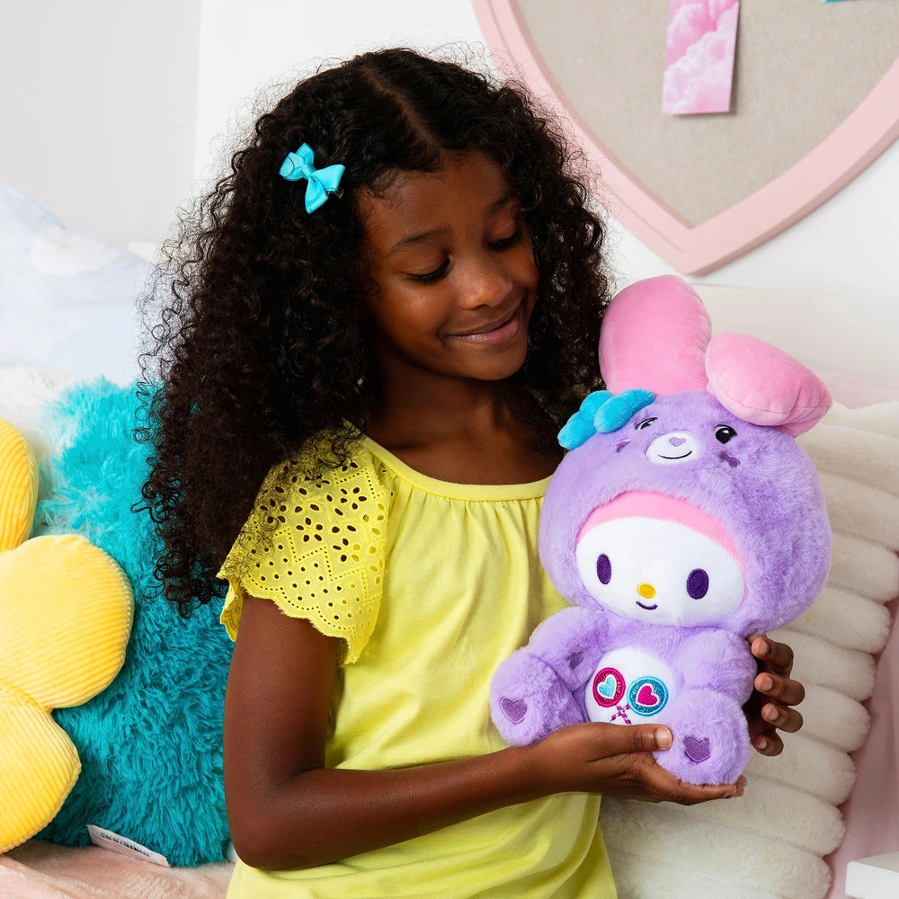 Care Bears X Hello Kitty And Friends Plush Share Bear X My Melody 25Cm