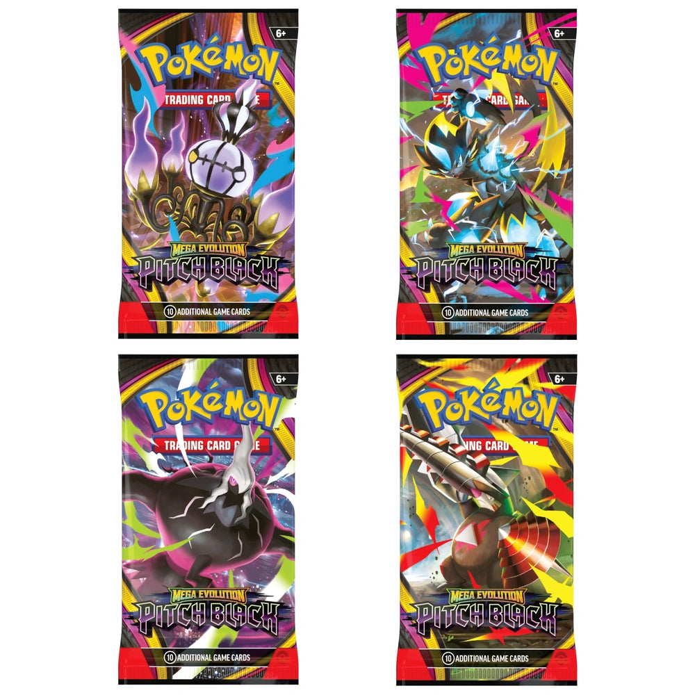 Pokémon Trading Card Game (Tcg): Mega Evolution Pitch Black Booster Pack Assortment