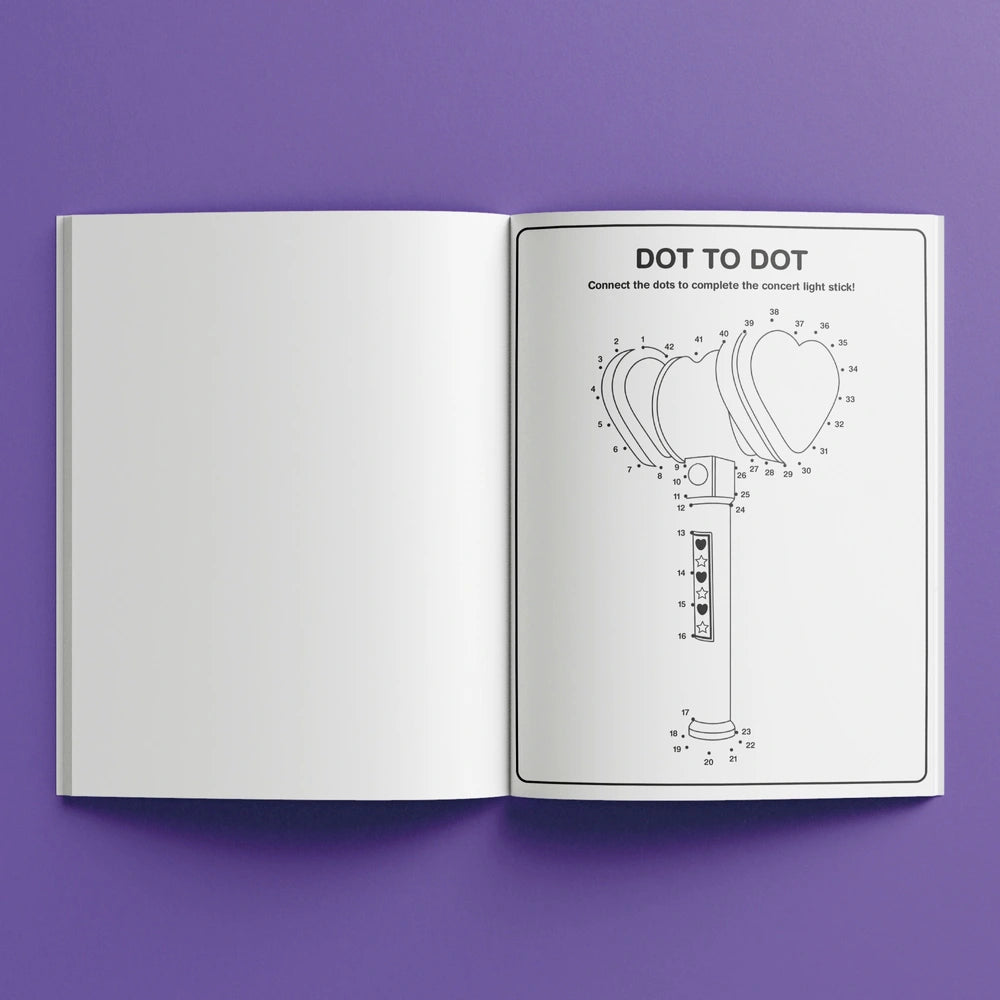 Kaleidoscope Colouring K-Pop Party Colouring And Activity Kit