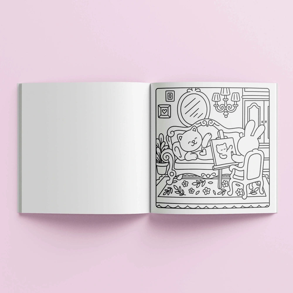 Art Maker Cosy Colouring Book At The Movies