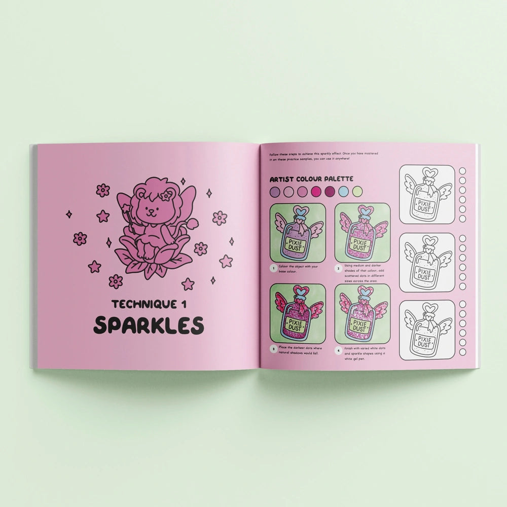 Art Maker Cosy Colouring Techniques Colouring Book