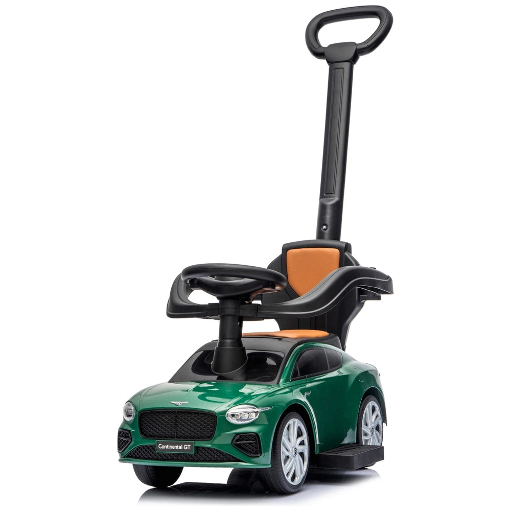 Bentley Car 2-In-1 Push-Along Ride On Green