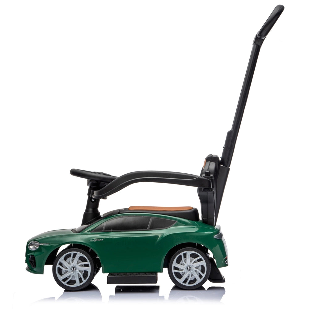 Bentley Car 2-In-1 Push-Along Ride On Green