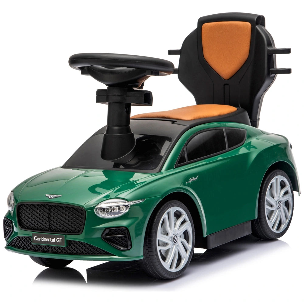 Bentley Car 2-In-1 Push-Along Ride On Green