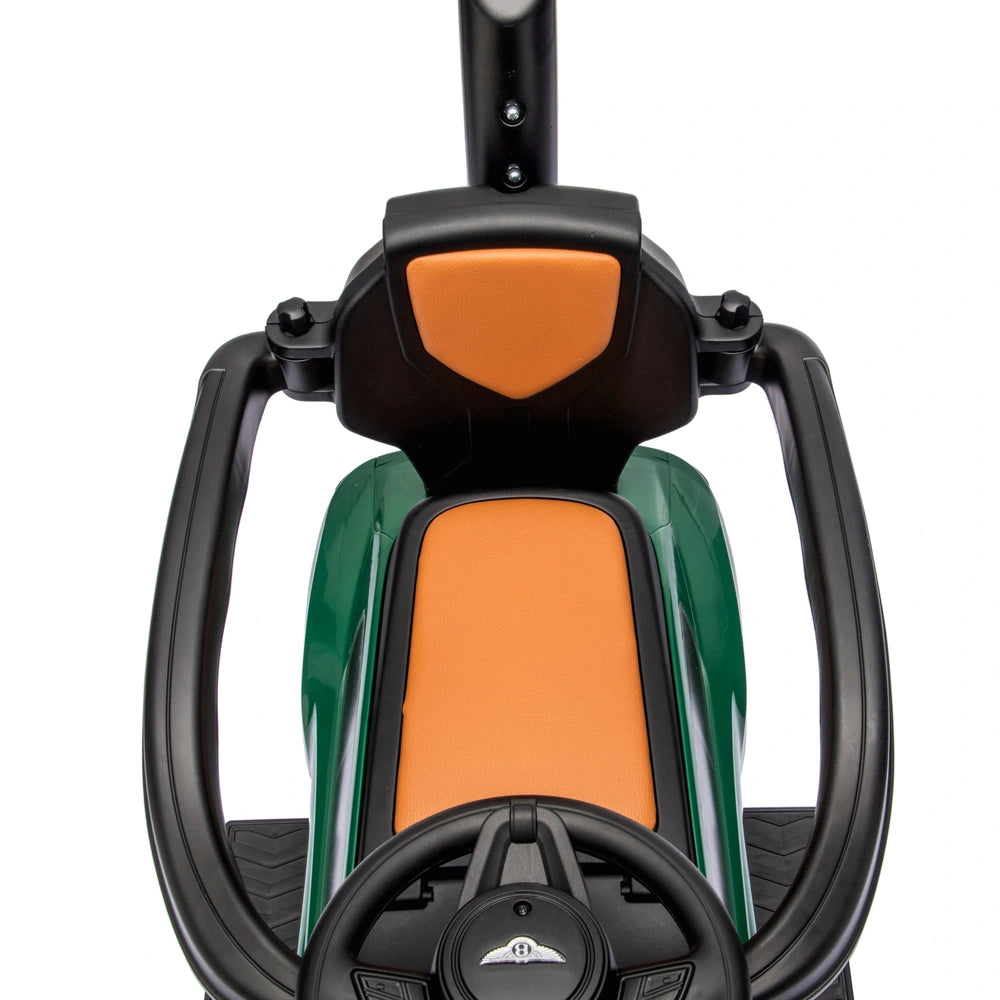 Bentley Car 2-In-1 Push-Along Ride On Green