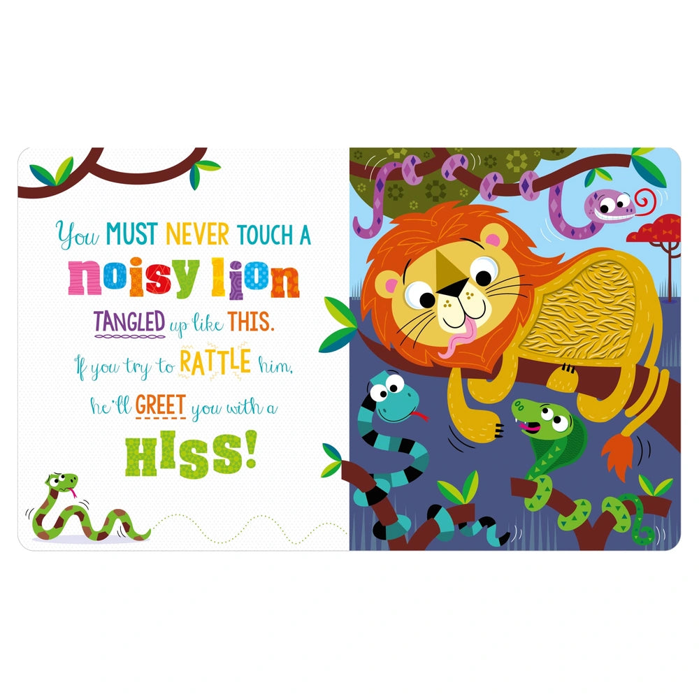 Never Touch A Noisy Monkey Sensory Sound Book